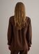 Brown pure linen regular fit shirt_3