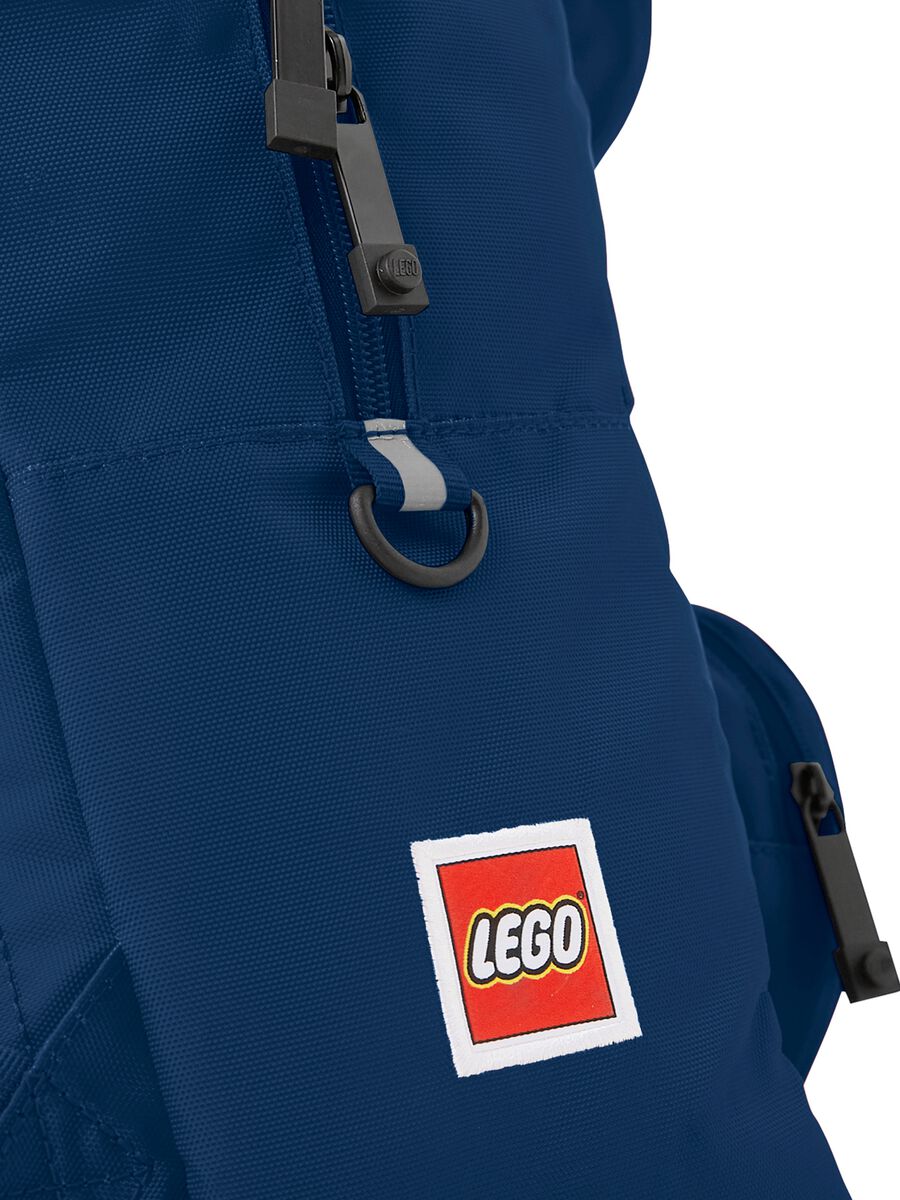 Blue backpack with round front pockets_3