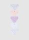 Multipack of multicolour pure cotton regular fit panties for girls_0