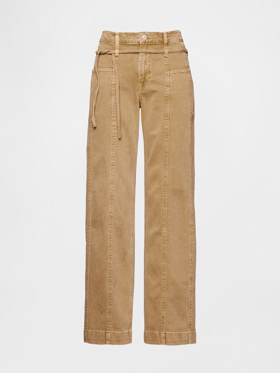 Jeans wide leg in cotone elasticizzato_6