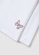 Girls' white pure cotton T-shirt regular fit with prints_3
