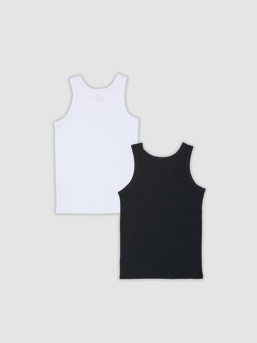 2-pack multicolour boys&rsquo; stretch organic cotton vests_1