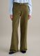 Regular fit stretch cotton green chino trousers_1
