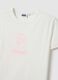 White pure cotton regular fit t-shirt with print_5