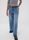 Pure cotton denim culotte jeans for girls_2