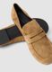 Brown genuine leather loafers_2