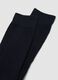 Five-pack of blue ankle socks in stretch organic cotton_1