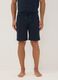 Blue organic cotton pyjama shorts_1