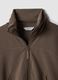 Green cropped soft-touch full-zip with stand-up collar ALTAVIA STUDIO_7