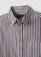 White pure cotton poplin striped shirt, regular fit_6