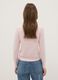 Pink crew-neck sweater regular fit_2