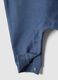 Baby blue pure cotton dungarees regular fit_3