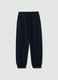 Blue organic cotton jogger trousers_0
