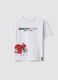 White short-sleeve stretch cotton T-shirt_0