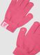Pink knitted gloves with hearts_1