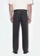 Grey denim flare-fit jeans in pure cotton_2
