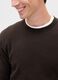 Brown Cotton Blend Jumper_3