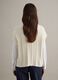 Multicolour pure cotton oversize fit deep V-neck waistcoat_3