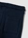 Blue pure cotton jogger trousers with teddy bear print, regular fit, for baby boy_3