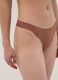 Brown stretch microfibre Brazilian briefs_3