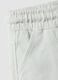 White pure cotton regular fit toddler shorts_3