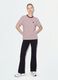 Multicolour relaxed-fit striped pure cotton T-shirt with chest embroidery_0