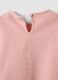 Pink organic cotton T-shirt with kitten print for baby girl_3