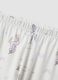 White pure organic cotton unicorn print pyjamas for girls_3