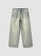 Wide Leg Denim Vintage Light Blue_0