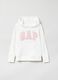 Sweatshirt with hood and logo patch_0