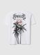 Oversized white cotton kids' T-shirt with print_4