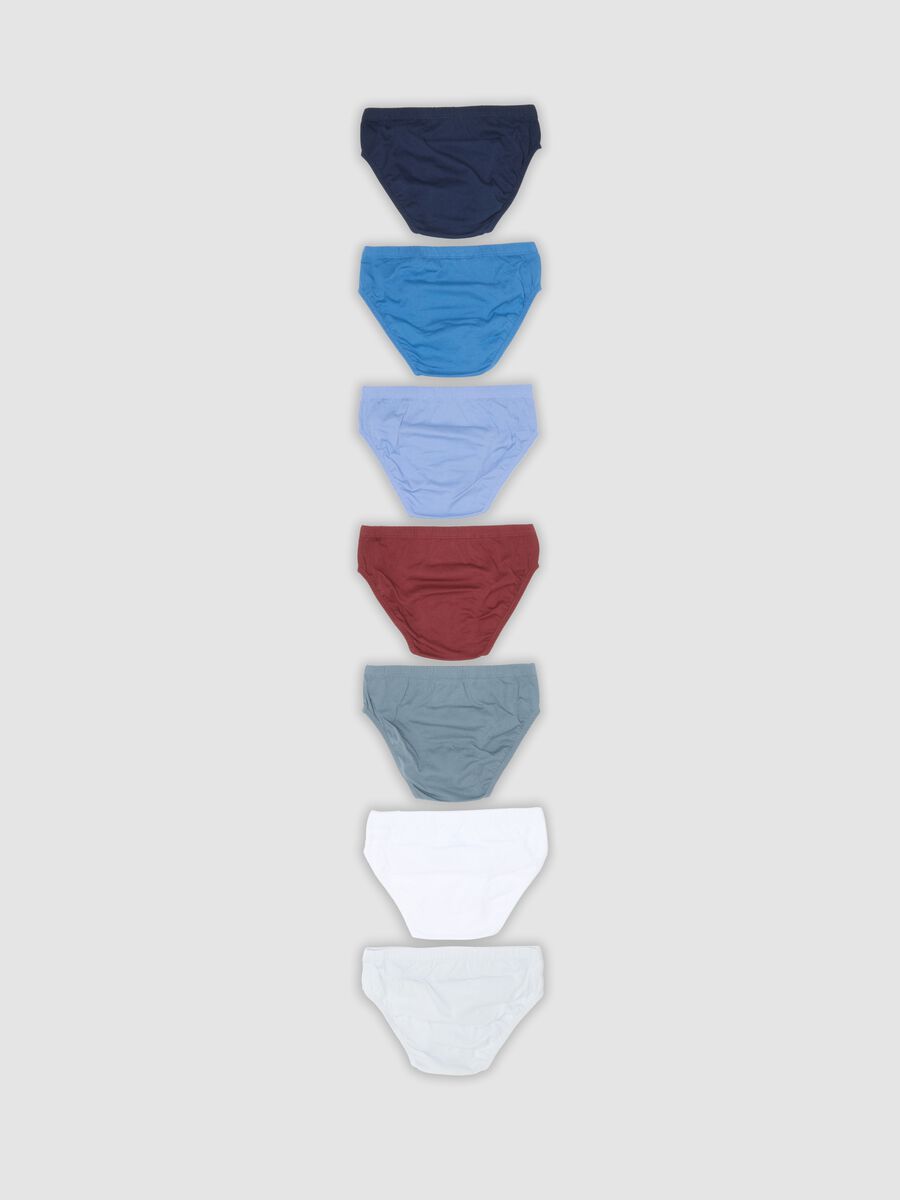 Multipack di sette slip multicolor in cotone jersey organico per bambino e ragazzo_1