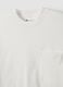 White pure cotton crew-neck T-shirt with chest pocket, boxy fit_1