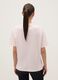 Pink pure cotton regular fit t-shirt with text_2