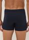 Pack of 2 blue midi boxer briefs in stretch Supima cotton_2