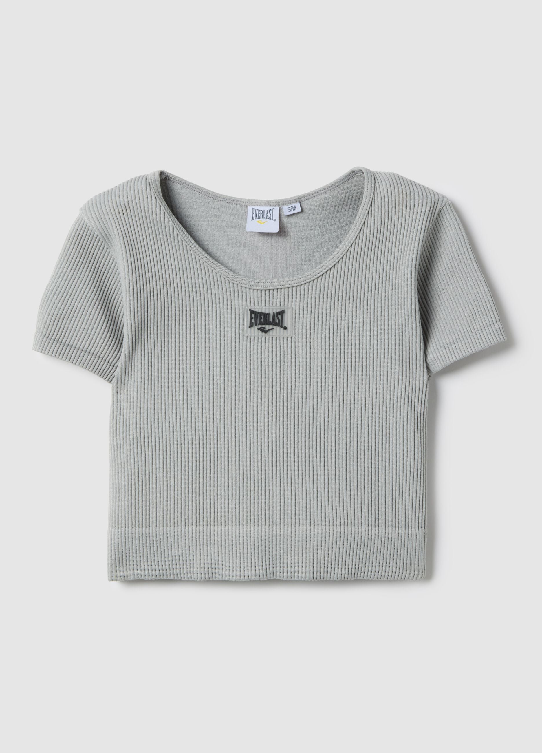 Grey Boxy Fit Short Sleeve Sport T-shirt
