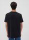 Black pure cotton T-shirt with Pink Floyd print_3