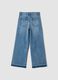 Pure cotton denim culotte jeans for girls_5