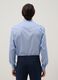 Regular fit blue shirt with French collar_1