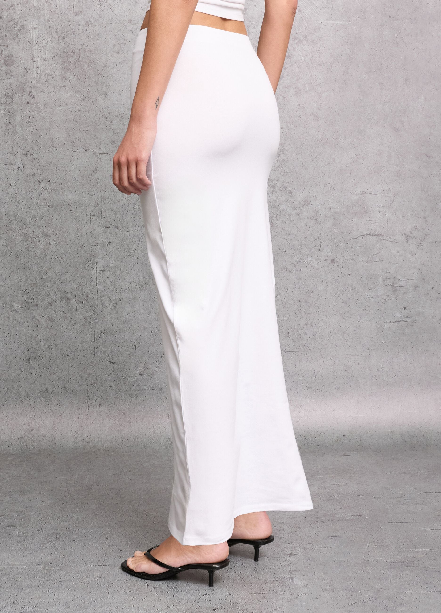 Long White Skirt