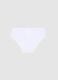 Girls' White Cotton Stretch Briefs - Regular Fit_1