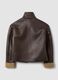 Brown jacket with contrast lining_6