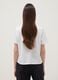 White pure cotton T-shirt with embroidery, regular fit_3
