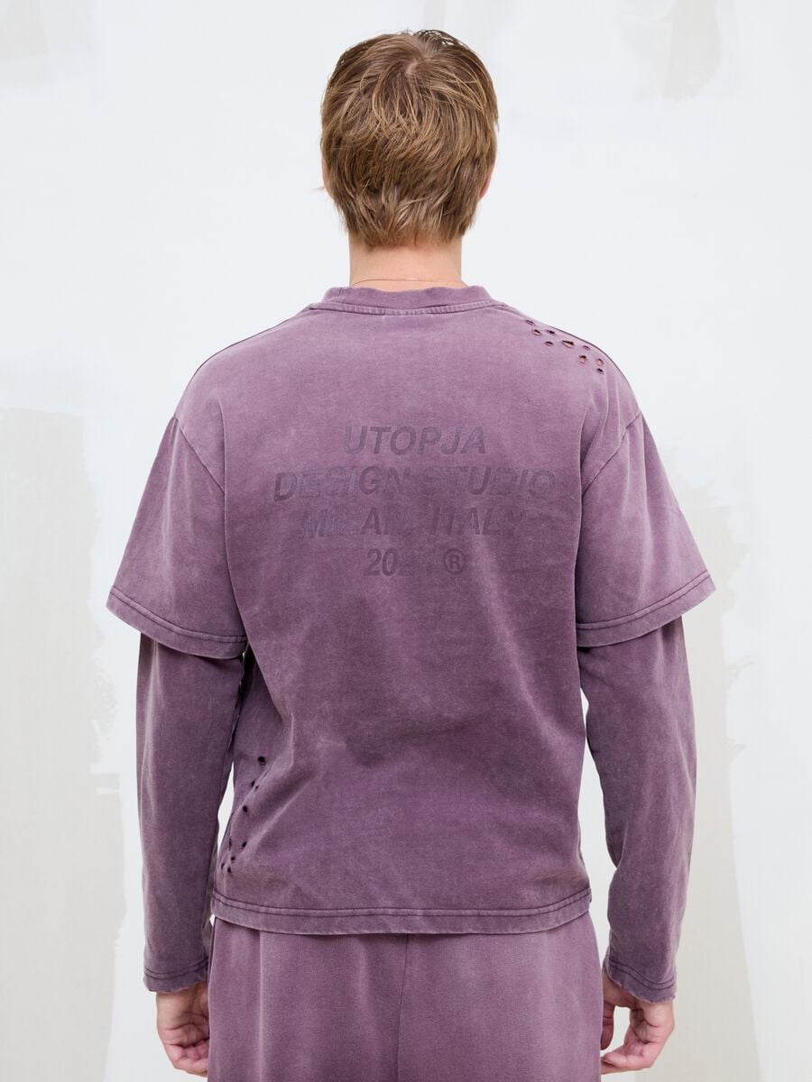 Double Long-Sleeve Sunfaded Burgundy_4