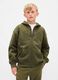 Green Hoodie with Full Zip_0