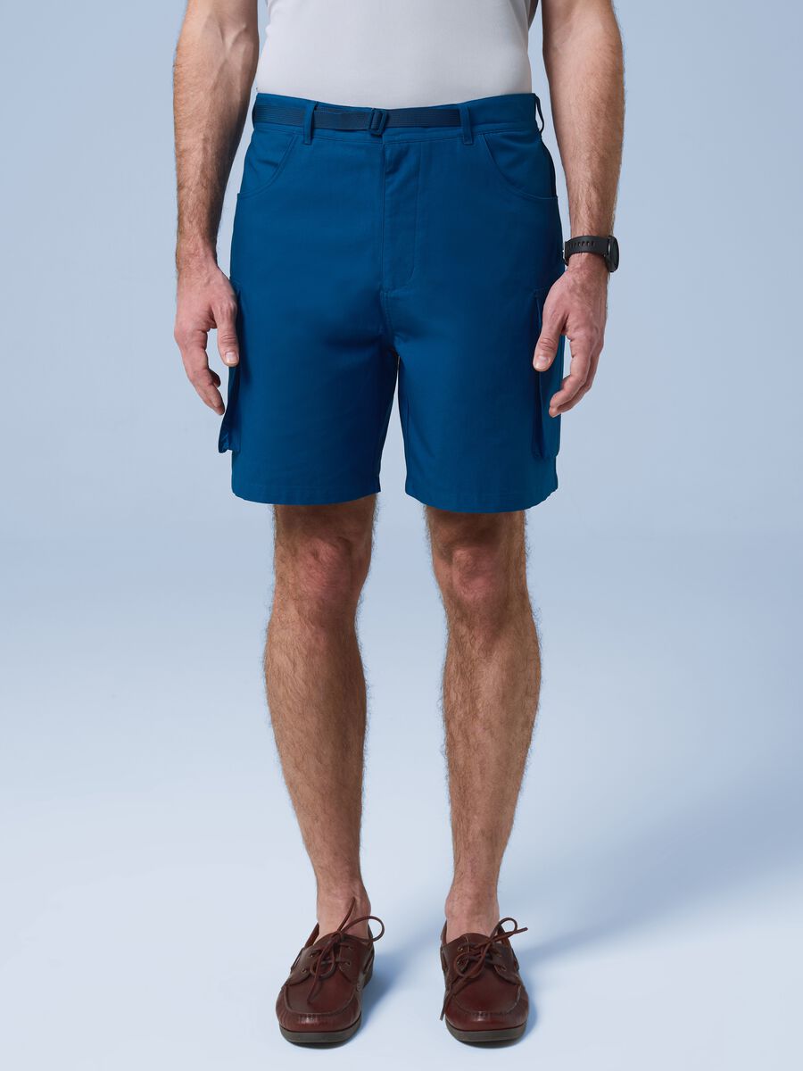 Bermuda cargo blu in puro cotone ALTAVIA SAILING_1