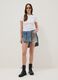 Grey pure cotton shorts_0
