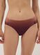Brown stretch swim briefs with ombr&eacute; effect_1