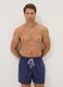 Blue swim shorts with contrast drawstring_0