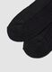 3-pack black ankle sports socks in stretch organic cotton_2